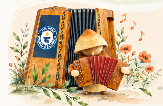 Illustration de l’accordéon de Christelle de Franceschi